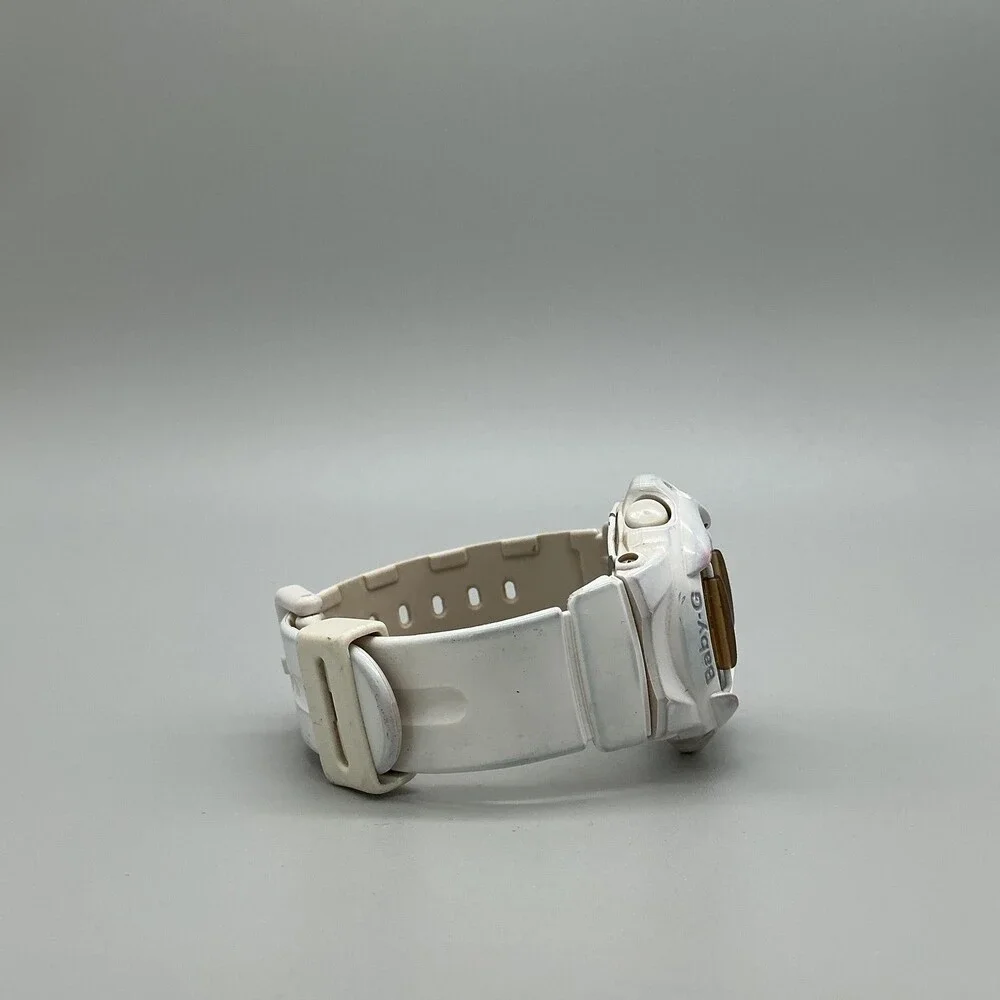 Casio Baby-G BG-169R Womens Watch 43mm White Digital Resin Alarm New Battery